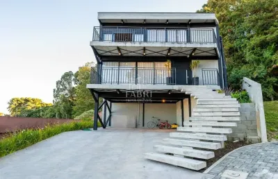 Casa em condomínio fechado com 4 quartos à venda na rua íris antônio campos, 247, campo comprido, curitiba por r$ 3.980.000
