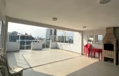 Apartamento com lazer na cobertura no boqueirão – santos