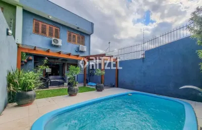 Casa mobiliada para locação, jardim américa, são leopoldo, rs