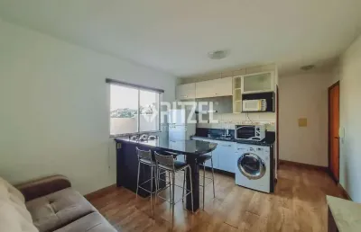 Apartamento mobiliado para locação, 1 quarto, vila nova, novo hamburgo, rs