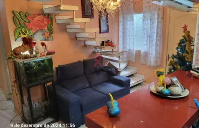 Sobrado em condomínio para venda em guarulhos, vila das palmeiras, 3 dormitórios, 2 banheiros, 1 vaga