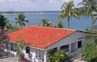 Casa pé na areia com vista para o mar – 2.000m² – oportunidade em catuama – goiana (pe)
