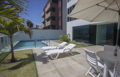 Apartamento 1 quarto - frente mar | semi mobiliado | pronto para morar!