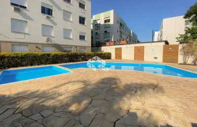 Apartamento de 02 dormitórios no bairroteresópolis com piscina, salão de festas, portaria 24h..