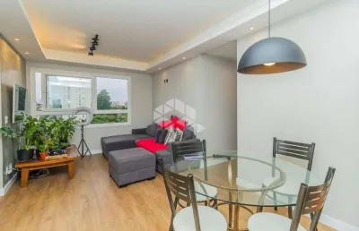 Apartamento novo de 3 dormitórios transformado em 2 no bairro lindóia