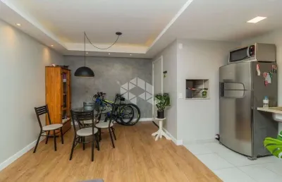 Apartamento novo de 3 dormitórios transformado em 2 no bairro lindóia