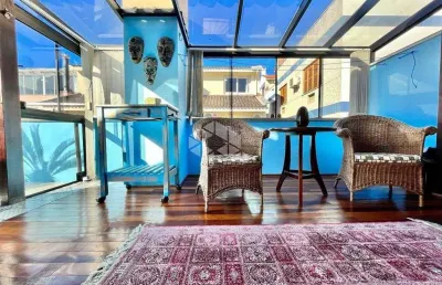 Cobertura 2 dormitórios, suíte, 2 vagas de garagem, jardim planalto, porto alegre