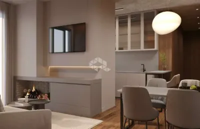 Apartamento 1 dormitório + lavabo, 55m², 1 vaga, no centro de canela