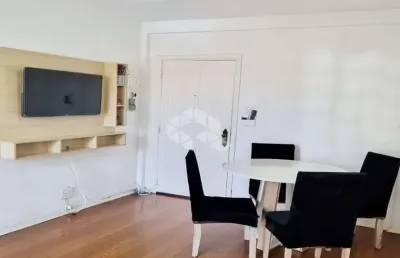 Apartamento semi mobiliado 2 dormitório 1 vaga coberta área privativa 62,70m² niterói/canoas