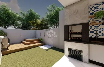 Casa geminada nova com 02 suítes em cachoeira do bom jesus