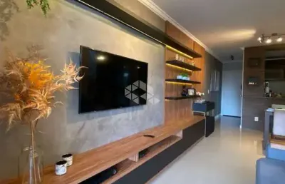 Apartamento mobiliado 3 quartos com 1 suíte e 2 vagas no pantanal em florianópolis