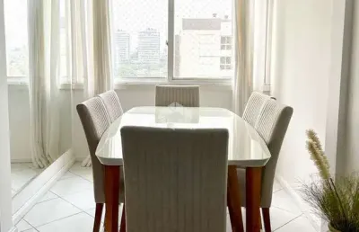 Crédito real petrópolis vende! apartamento semi-mobiliado 3 dormitórios próximo ao shopping iguatemi