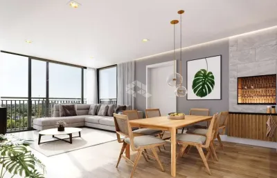 Apartamento 2 suítes + lavabo + terraço, 1 vaga,  no bairro carniel em gramado