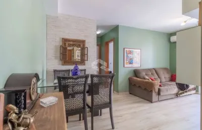 Apartamento com sala de estar com sacada, 2 quartos sendo 1 suíte , 1 vaga no jardim carvalho