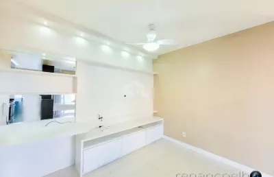 Apartamento semi mobiliado desocupado 54m² 2 dormitórios, 01 vaga de estacionamento, no bairro fátima em canoas