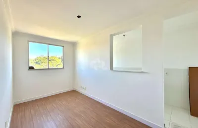 Apartamento a venda 2 dormitórios, sala, cozinha, área de serviço, banheiro e com vaga fixa