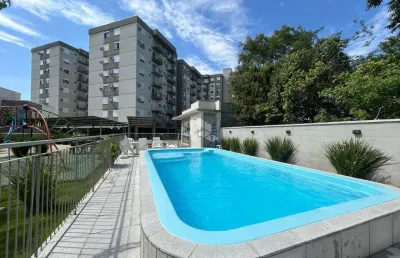 Apartamento semimobiliado de 2 dormitórios no residencial aurora!
