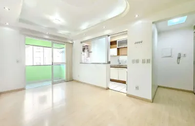Apartamento à venda - 2 dormitórios, 65m² - semi mobiliado - sacada com churrasqueira - centro de canoas rs