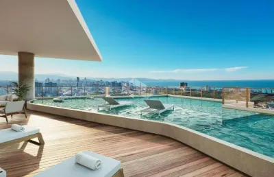 Apartamento com tres quartos no pereque em porto belo sc