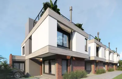 Casa sobrado com 3 quartos, 2 vagas e 141 m² privativos no bairro longarone ferraz em garopaba sc