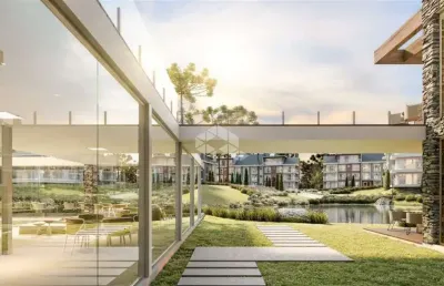 Apartamento com 02 (duas) suítes localizado em gramado em condomínio com infraestrutura completa