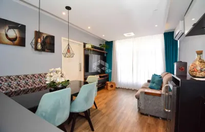 Apartamento semimobiliado com 2 suítes e 1 vaga de garagem no centro de florianópolis