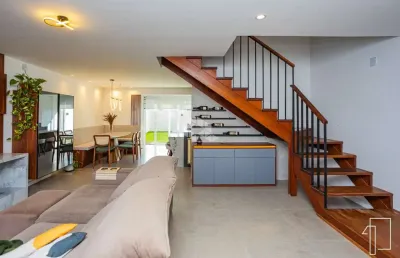 Casa 3 dormitórios, suíte com sacada, semimobiliado, 2 vagas, bairro igara em canoas