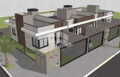 Casa geminada com dois quartos no bairro são francisco farroupilha rs