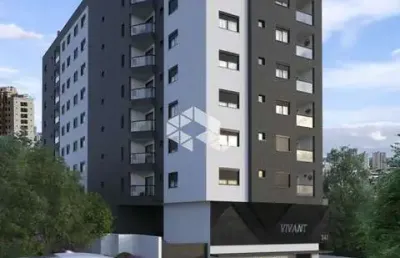 Apartamento 2 dormitórios com garagem  no centro de santa maria