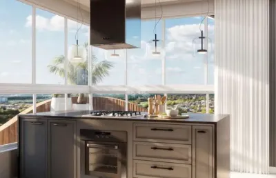 Amplo apartamento com 3 dormitórios e vista panorâmica em balneário piçarras