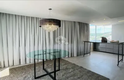 Cobertura à venda 2 quartos (sendo 1 suíte) + 1 escritório -  2 vagas de garagem e vista panorâmica em florianópolis - a 50 m da ufsc