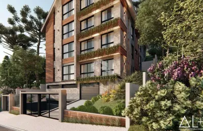 Apartamento 02 dormitórios, 60,00m² privativos, 1 vaga, na entrada de gramado