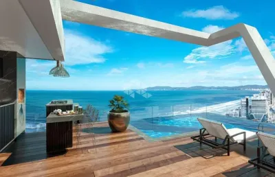 Apartamento com 2 suítes e varanda gourmet em itapema