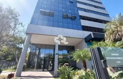 Sala comercial com 32,18 m², na avenida praia de belas, junto ao hospital mãe de deus e centro clínico