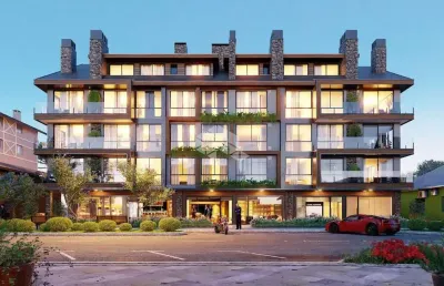 Apartamento 1 dormitório, 1 box, 58m² privativos no centro de canela