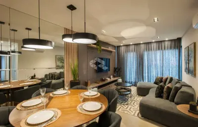 Apartamento 2 dormitórios, 1 vaga, 82,31m² de área útil, na av. das hortênsias
