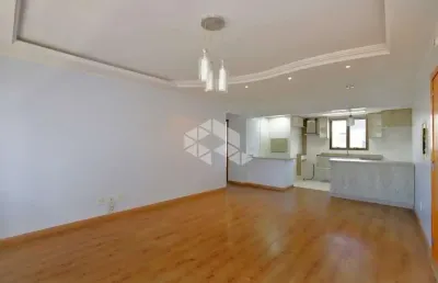 Apartamento com dois dormitórios suite e duas vagas de garagem, no menino deus