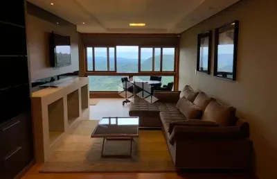 Apartamento mobiliado em gramado com 3 dormitórios sendo uma suíte