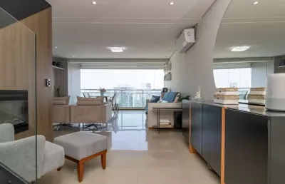 Cobertura mobiliada à venda no brooklin - 154 m², 2 suítes, 3 vagas + depósito privativo