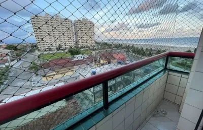 Apartamento a venda na praia grande, bairro maracanã, com 1 quarto, 1 banheiro e 1 vaga