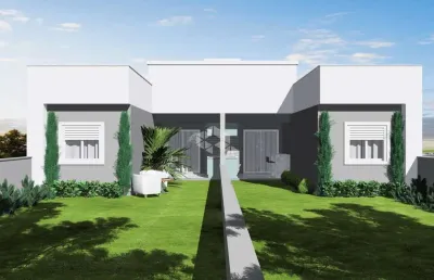 Casa geminada nova na joão alves com 02 dormitórios e suíte