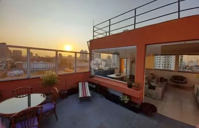 Venda cobertura duplex , 161m², 3 dormitórios, sendo 1 suíte, 3 vagas - ipiranga - estuda permuta