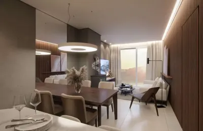 Apartamento 01 dormitório, 46,14m², 1 vaga, em canela