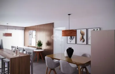Apartamento com 2 suítes, com 73m² privativos, uma vaga de garagem, no bairro moura.