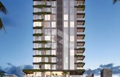 Apartamento frente mar com 3 suítes e 2 vagas de garagem no balneário perequê em porto belo/sc