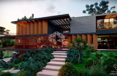 Casa 4 suítes, com 657m² no condomínio aspen - projeto aprovado