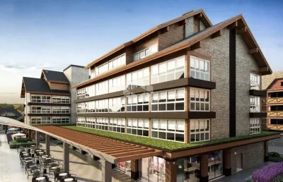 Sala comercial no centro de gramado, 39,11m² privativos, 1 vaga de garagem