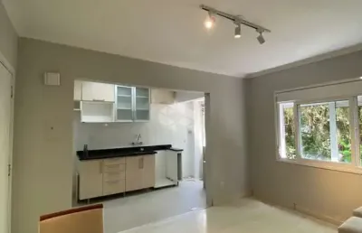 Apartamento 01 dormitório semi-mobiliado com 1 vaga no  bairro menino deus em porto alegre