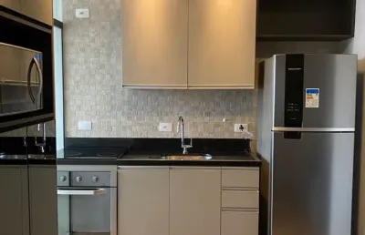 Loft mobiliado com 43m² para locação no pq. monte líbano, mogi das cruzes/sp