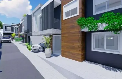 Sobrado em condomínio fechado a venda com 212 m² com 4 quartos com suíte no portão curitiba
